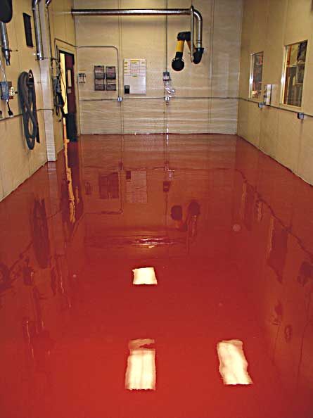 epoxy firehouse floor