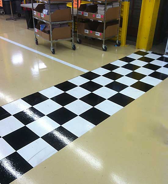 warehouse floor