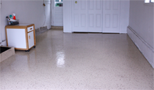 Epoxy garage floor